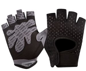 Venta al por mayor medio dedo antideslizante gimnasio guantes Yoga equipo de ejercicio para barra Horizontal Fitness entrenamiento mujeres - Product Image 5