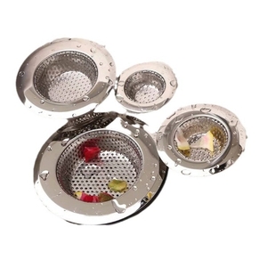 Filtro per Lavello da Cucina in Acciaio Inox, Copertura per Scarico WC - Product Image 1