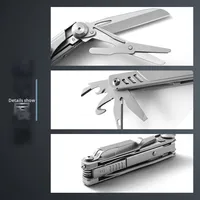 Multifunktionales tragbares Taschenmesser für Outdoor & Survival, klappbare Camping-Schere in Industriequalität, scharfe EDC-Säge