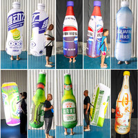 Lata de Bebida Energética Inflable Gigante Personalizada Directo de Fábrica, de Tela Oxford Resistente al Agua, para Decoración de Eventos Publicitarios al Aire Libre