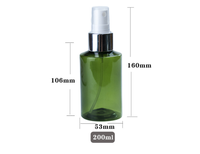 Offre Spéciale Vert Pompe En Plastique Vaporisateur Bouteille 100ml 150ml 200ml PET Bouteille Vaporisateur De Brume Fine