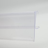 Coloré Durable En Plastique Crochet En Plastique Billet Étagère Talker PVC Bande De Données Étiquette Titulaire de Supermarché