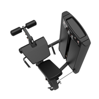 Machine multifonctionnelle de musculation à usage commercial, réglable, à charge par poulies, pour extensions de jambes assises et curls de jambes couchées