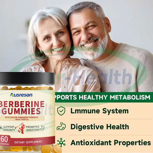 Gomitas de Berberina Hcl Sin Azúcar Ausreson OEM, Complejo de Gomitas con Cúrcuma y Canela de Ceilán, Suplementos Alimenticios - Product Image 4