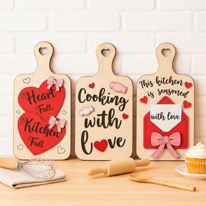 Adorno de Madera con Frase de Cocina, Arte Artesanal Personalizado, Corte Láser, Decoración de Pared para Cocina Rústica y Regalo para Amantes de la Cocina - Product Image 1