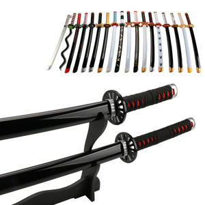 Espada Nichirin de Demon Slayer, <span class=keywords><strong>Tanjiro</strong></span> <span class=keywords><strong>Kamado</strong></span>, Zenitsu Agatsuma, 104cm/76cm, Bambú y Madera, Accesorio de Cosplay - Product Image 6