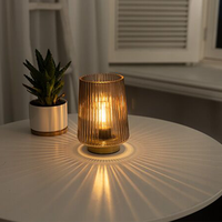 Ondulations de l'eau ombre ambiante veilleuse chambre tête de lit cadeau table lumières décoratives