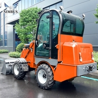 Chargeuse électrique à cycle de livraison rapide NIMBUS, direction entièrement hydraulique, forte capacité de franchissement de obstacles pour chargeuse sur pneus de construction
