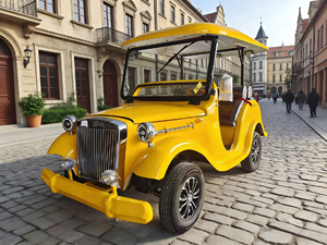 Carrito de Golf Eléctrico de Estilo Vintage para Turismo con Motor de 5KW y Batería de Litio para Hoteles, Resorts y Playas - Product Image 1