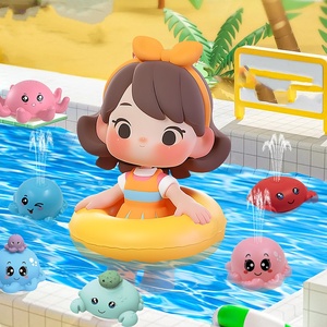 Rociador de baño ligero recargable, juguetes de agua para piscina para niños con ducha para baño, juguete de parque acuático - Product Image 3