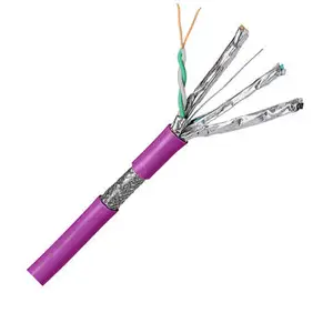 中国製屋内ベルデンcat6 cat7 3 x電源通信ケーブル