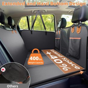 Funda Protectora para Asiento Trasero de Coche para Perros, Extensible, Impermeable, Material Oxford, Base Rígida, Soporta 400 Libras, Versión Mejorada 2025 - Product Image 5