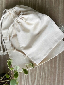 Bolsa de lavandería de poliéster para hotel, bolsa de lavandería para ropa, bolsa reutilizable de lino y algodón blanco, suave para la ropa. - Product Image 2