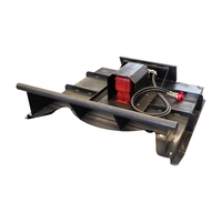 Accessoire de débroussailleuse à haute efficacité de coupe avec moteur hydraulique pour mini-chargeuse compacte