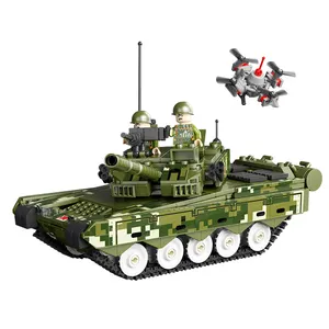 Gaomisi T3011 Tipo 99A Principal Battle Tanks Military Building Blocks exército tanque edifício conjuntos de brinquedos para crianças