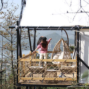 4x6m Luxe Vierkante Safaritent Buiten <span class=keywords><strong>Camping</strong></span> Evenement Decoratie voor Hotels en Campingplaatsen Vierkante Folk Tent - Product Image 4