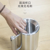 Bouteille d'eau en forme d'haltère, en acier inoxydable 304, 8 kilogrammes, qualité alimentaire, pour l'exercice de force des bras et des poignets, avec poids.