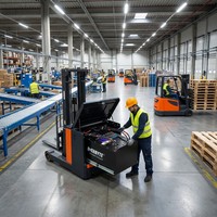 Chargeur de batterie au lithium LiFePO4 Enerbyte ENBY-38.4V612Ah pour chariots élévateurs électriques avec 4500 cycles et fonctionnement à -20~+60°C