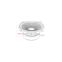 Haut-parleur S-907-C Accessoires de haut-parleur circulaire noir Produit par un fabricant professionnel de haut-parleurs FORM Guangzhou Factory