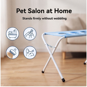 Soporte Plegable Multifuncional y Ecológico <span class=keywords><strong>para</strong></span> el Cuidado de Mascotas, Malla de Poliéster de Secado Rápido, Marco de Hierro, <span class=keywords><strong>para</strong></span> Bañar, Secar con Soplador y Administrar Medicamentos - Product Image 2