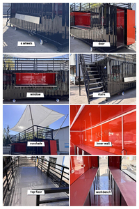 Camión de Comida de Dos Pisos con Escalera, Contenedor Móvil, Cafetería, Bar, Tienda de Comida Callejera Modular Personalizada para Exteriores - Product Image 6
