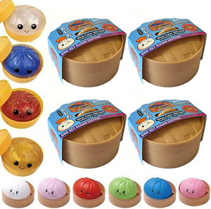 Glitter Dumpling <strong>Squishy</strong> - Random Glitter Dumpling Box, 10 Colors Dumplings <strong>Squishy</strong> Toy, More Surprises (Random-1PCS) - Product Image 1
