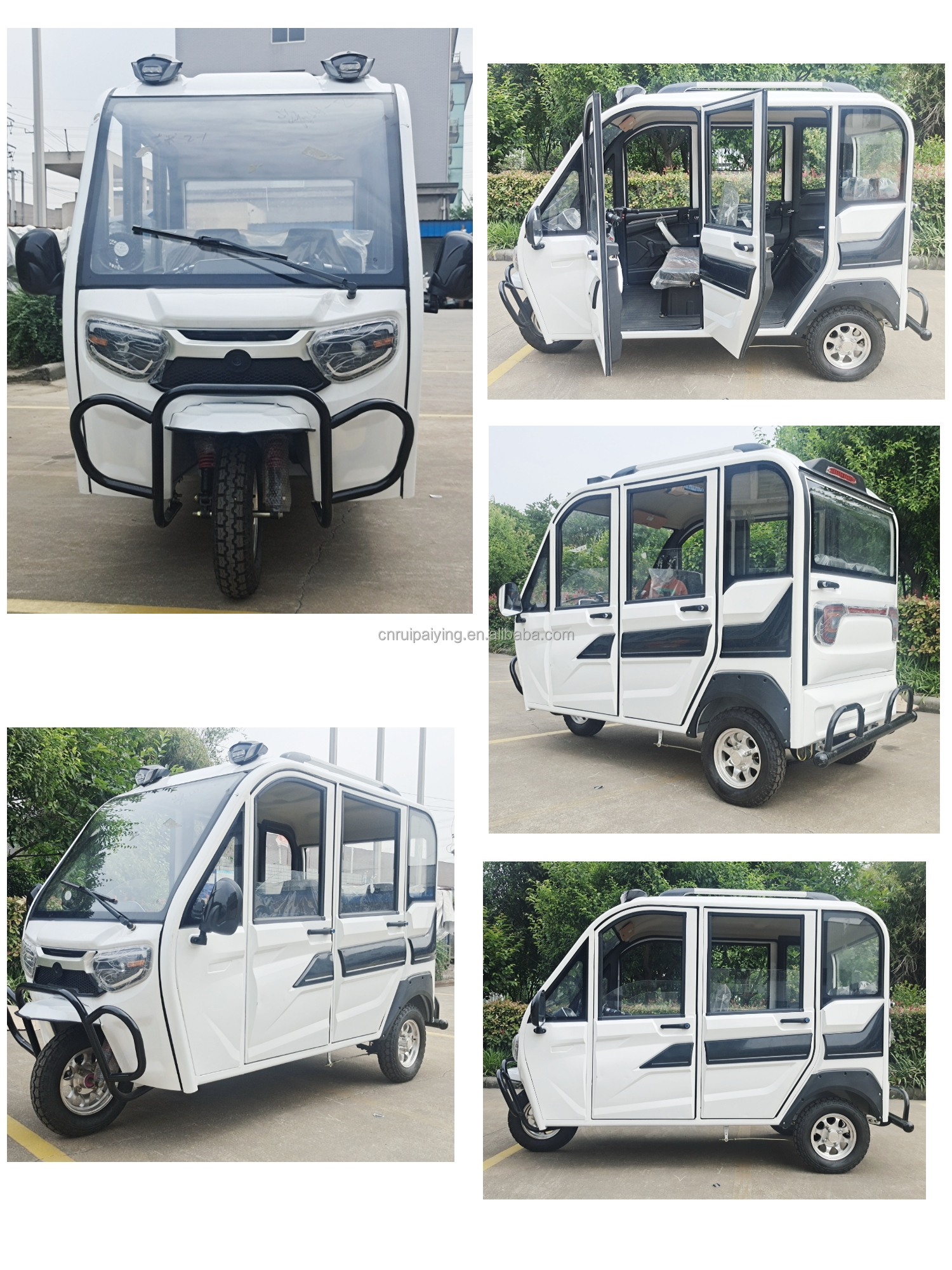 Changli Enclosed Body Electric Tricycle for Adults - 4-Seat Tuktuk