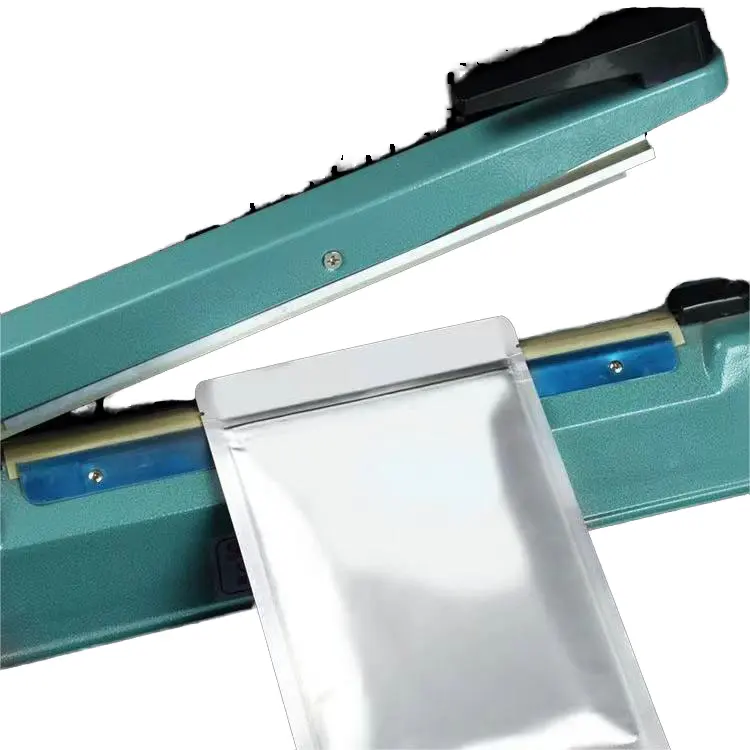 एल्यूमिनियम फ़ॉइल बैग प्लास्टिक बैग के लिए बैग सीलर मैनुअल सीलिंग मशीन हैंड प्रेशर हीट सीलिंग मशीन