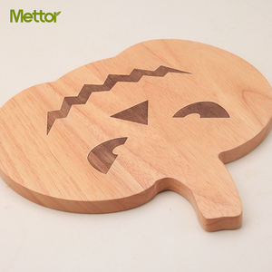 Planche à découper polyvalente pour fête d'Halloween avec logo personnalisé planche à <span class=keywords><strong>fromage</strong></span> en bois plateau de service planche à découper citrouille fantôme - Product Image 5