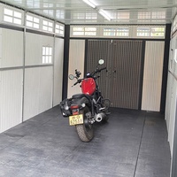 Conteneur préfabriqué pour garage de voiture et de moto, abri de stockage extérieur dans la cour
