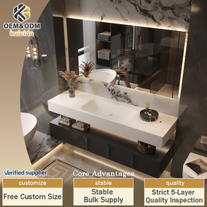 Lemari Penyimpanan Dapur Kaleido OEM 2026, Rak Sepatu Kayu Modular, Lemari Pantry Kayu Solid, Kabinet Kamar Mandi - Product Image 1