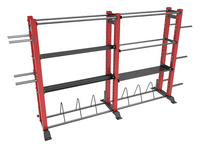 Rizhao Fujian Sports Support de stockage de plaques de poids de qualité commerciale Gym Usage domestique Multifonctionnel Barbell Bumper Plates Storage
