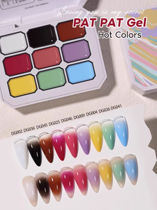 Hanyi Nieuwste 2g Gradient Effect Patpat Ombre Klapverf Nagellak Gel <span class=keywords><strong>Polish</strong></span> Private Label LED Lamp Bron Gel Nagels - Product Image 6