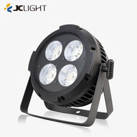 Projecteur LED COB étanche 4 yeux 200W, projecteur LED COB Par DMX plat en aluminium, blanc chaud et blanc froid 2 en 1, projecteurs LED COB Par étanches IP68