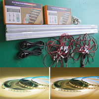Tira de Luces LED para Escaleras con Sensor de Movimiento, Iluminación LED para Escaleras WS2811IC, Kit Lineal, Iluminación para Escaleras con Sensor de Luz Diurna