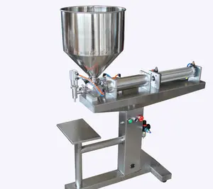 Machine de remplissage de pâte liquide à pompe automatique verticale, fabriquée en chine G1WG-100 10ml