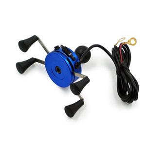 Accessoires <span class=keywords><strong>de</strong></span> modification <span class=keywords><strong>de</strong></span> <span class=keywords><strong>moto</strong></span>, support <span class=keywords><strong>de</strong></span> téléphone en alliage d'aluminium CNC <span class=keywords><strong>de</strong></span> type X pour vélo électrique <span class=keywords><strong>avec</strong></span> <span class=keywords><strong>chargeur</strong></span> USB, modèle support <span class=keywords><strong>de</strong></span> rétroviseur - Product Image 3