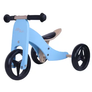 2020 Offre Spéciale 2-en-1 enfants En Bois Triciclo de madère Moto Et Tricycle