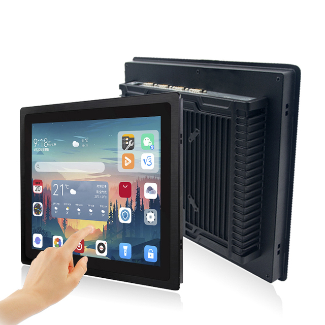 Industrial Pc 12.1 Inch Hmi Linux Windows Android IP65 Waterproof 10.4 12.1 15 17 19 Inch Touch Panel Embedded Industrial Pc