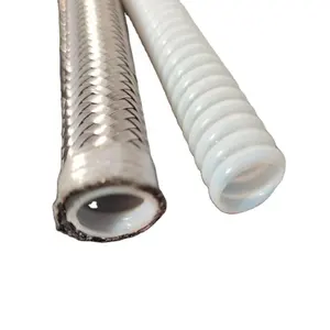 PTFE 고온 오일 파이프 304 스테인레스 스틸 와이어 꼰 PTFE R14 호스