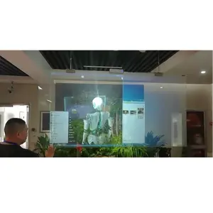 3d hologram glass interactive mirror glass projection solutions finger touch 2mm no frame touch module