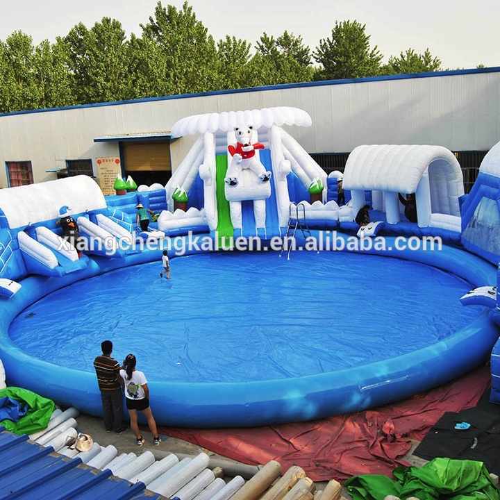 Popular Big PVC Large Outdoor Inflatable Adult Swimming Pool for Sale ...