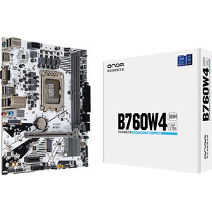Bo mạch chủ Máy tính để bàn Onda B760-Vh4/5-b Chipset Intel <span class=keywords><strong>DDR4</strong></span> SATA LGA 1155 thế hệ 12/13 cpulga1700 Pin kênh kép mới - Product Image 5