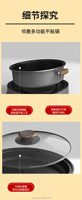 Becquet électrique en alliage d'aluminium, petite marmite de cuisson et poêle, soupière électrique, vente en gros, capacité de 5l, livraison gratuite