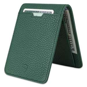 Cartera de Teléfono Clásica Personalizada de Cuero Suave, Monedero con Protección Anti-RFID para Mujeres y Hombres - Product Image 1