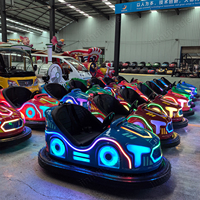 Voiture tamponneuse électrique colorée en plastique pour intérieur, simulateur de course pour enfants, console de jeu, divertissement sportif alimenté par batterie