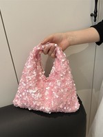 Nouveau Sac à Main Mini Scintillant OEM 2026 – Pochette de Soirée Minimaliste Élégante pour Femme, Idéale pour le Thé de l'Après-midi et les Rendez-vous