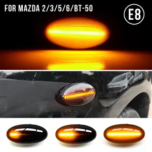 Dynamic Blinker Repeater indicatore sequenziale LED indicatore di direzione indicatore laterale lampada per Mazda 2 3 5 6 BT-50 MPV