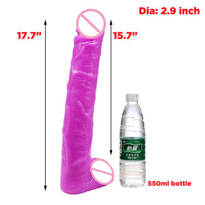 Dildo <span class=keywords><strong>géant</strong></span> massif de 17,7 pouces de large, 15,7 pouces de long, taille légendaire king size, réaliste, extra large, colosse, pour l'anus - Product Image 5