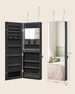 Organisateur de <span class=keywords><strong>bijoux</strong></span> mural avec porte coulissante <span class=keywords><strong>SONGMICS</strong></span>, <span class=keywords><strong>armoire</strong></span> <span class=keywords><strong>à</strong></span> <span class=keywords><strong>bijoux</strong></span>, miroir mural noir, <span class=keywords><strong>armoire</strong></span> <span class=keywords><strong>à</strong></span> <span class=keywords><strong>bijoux</strong></span> - Product Image 5